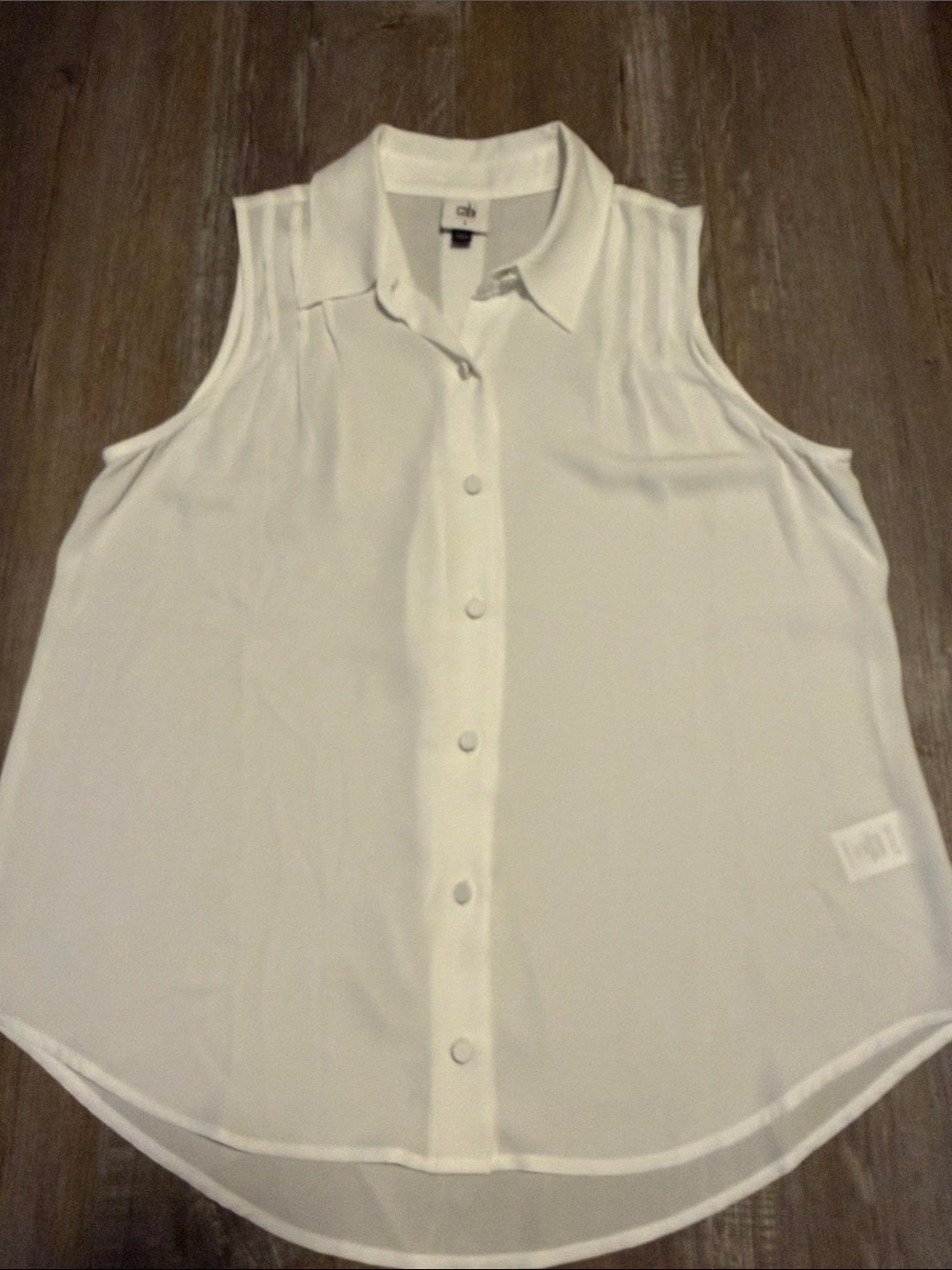 CAbi Sleeveless Button-Front Blouse